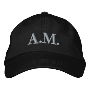 Personalisierte Anfangsbuchstaben Monogramm Luxus- Bestickte Baseballkappe
