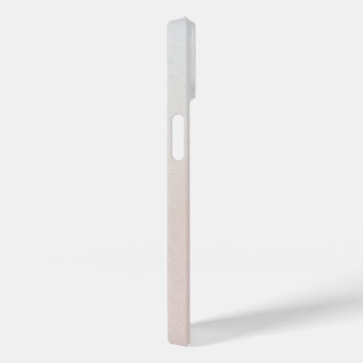 Personalisierte Anfangsmonogramm Pastel Pink Gradi Case-Mate iPhone Hülle (Rückseite / Rechts)