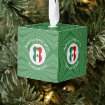 Personalisierte Angel-Weihnachtsflagge