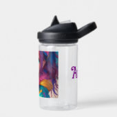 Personalisierte Anime Girl mit Welpe Trinkflasche (Links)