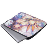 Personalisierte Anime Girls Laptopschutzhülle (Vorne Knopf)
