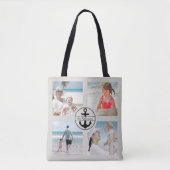 Personalisierte Anker-Foto-Collage Tasche (Vorderseite)