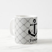 Personalisierte Anker-Tasse Kaffeetasse (Vorderseite Links)