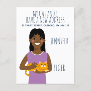 Personalisierte Ankündigung einer neuen Adresse Po