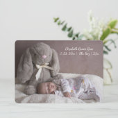 Personalisierte Ankündigung neuer Kinder | Karte (Stehend Vorderseite)