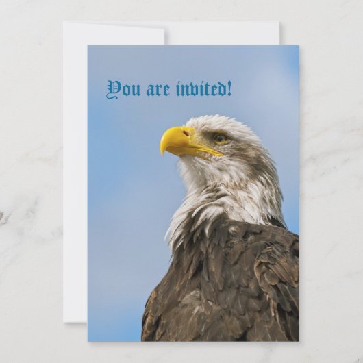 Personalisierte Ankündigung von Bald Eagle (Vorderseite)