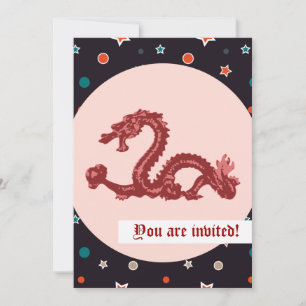 Personalisierte Ankündigung von Drachen