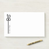 Personalisierte Anmerkungen abschicken Post-it Klebezettel (Auf Schreibtisch)