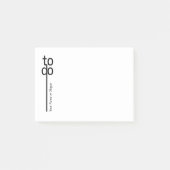 Personalisierte Anmerkungen abschicken Post-it Klebezettel (Vorderseite)