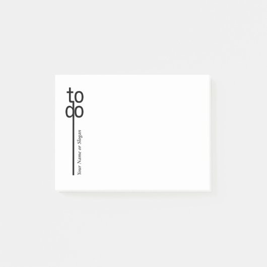 Personalisierte Anmerkungen abschicken Post-it Klebezettel (Vorderseite)