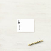 Personalisierte Anmerkungen abschicken Post-it Klebezettel (Auf Schreibtisch)