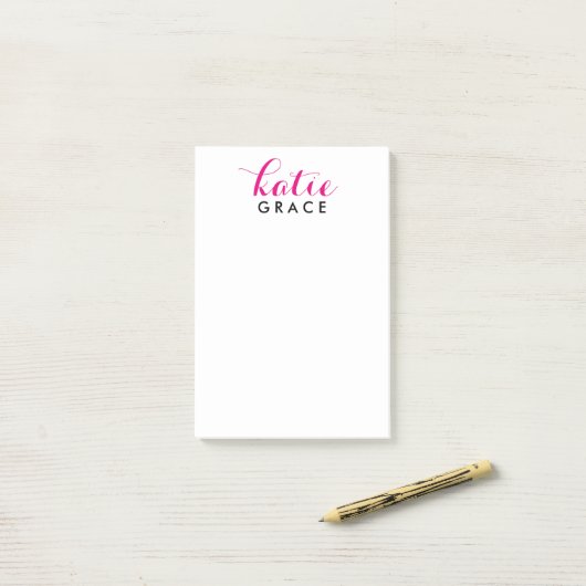 Personalisierte Anmerkungen des Post-It4x6 Post-it Klebezettel (Auf Schreibtisch)