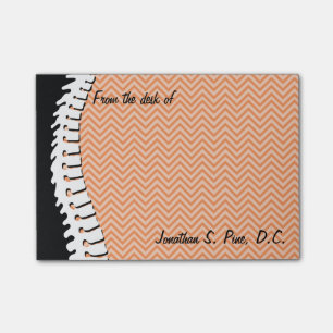 Personalisierte Anmerkungen zu Wirbelsäule und Che Post-it Klebezettel