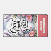 Personalisierte Anmut nach Anmut Christliche Fraue Schreibtischunterlage (Vorderseite)