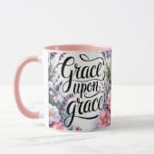 Personalisierte Anmut nach Anmut Christliche Fraue Tasse (Links)