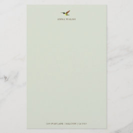 Personalisierte Anna's Hummingbird Stationery Briefpapier