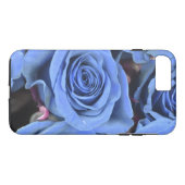 Personalisierte Anpassung der Blue-Rose Case-Mate iPhone Hülle (Rückseite (Horizontal))
