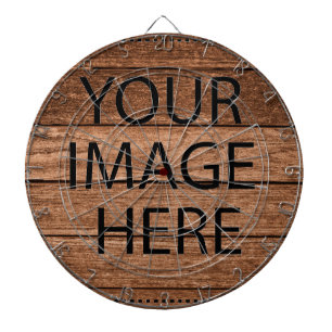 Personalisierte Anpassung Eigene Foto & Text Dartscheibe