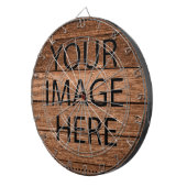 Personalisierte Anpassung Eigene Foto & Text Dartscheibe (Vorderseite rechts)