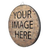 Personalisierte Anpassung Eigene Foto & Text Dartscheibe (Vorderseite rechts)