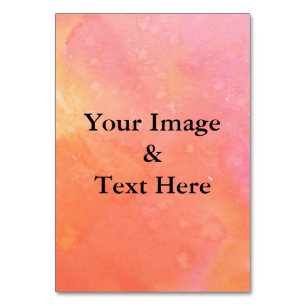 Personalisierte Anpassung Ihres eigenen Fotos & Te Tischnummer
