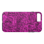 Personalisierte Anpassung Lila Rose Case-Mate iPhone Hülle (Rückseite (Horizontal))