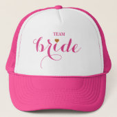 Personalisierte Anpassung von Team Bride Trucker H Truckerkappe (Vorderseite)