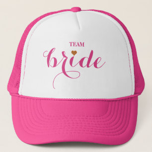 Personalisierte Anpassung von Team Bride Trucker H Truckerkappe