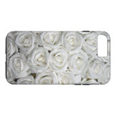 Personalisierte Anpassung von Weißrosen Case-Mate iPhone Hülle (Rückseite (Horizontal))
