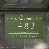 Personalisierte Anschrift Fußmatte