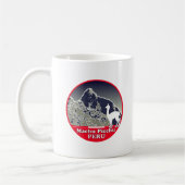 Personalisierte Antike Anden Machu Picchu Kaffeetasse (Links)