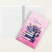 Personalisierte antike Bücher und Blume (Innen)