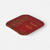 Personalisierte antike Romantik Pappteller (Gewinkelt)