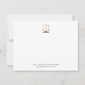 Personalisierte Anwaltskarte Mitteilungskarte (Vorderseite)