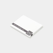 Personalisierte Anwaltsnotizen Post-it Klebezettel (angewinkelt)