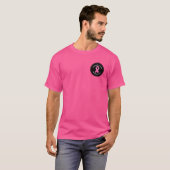 Personalisierte Apotheke gibt niemals rosa Ribbon  T-Shirt (Vorne ganz)