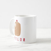 Personalisierte Apple Cider Jug Illustration Kaffeetasse (Vorderseite Links)