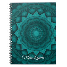 Personalisierte Aquamarine Mandala iPhone Cover - 