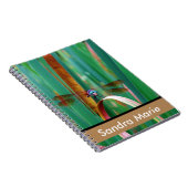 Personalisierte Aquamarine Mit Augen Libelle Notizblock (Rechte Seite)