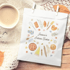 Personalisierte Aquarell-Gebäckbäckerei Konditorei Geschenktütchen
