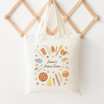 Personalisierte Aquarell-Gebäckbäckerei Konditorei