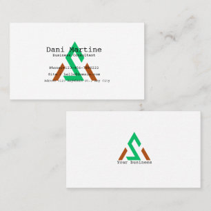 Personalisierte Aquarell-Moderne Visitenkarte