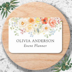 Personalisierte Aquarell-Sonnenblumen-Blumenflor  Namensschild