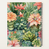 Personalisierte Aquarellbilder Gartenplaner Planer (Rückseite)