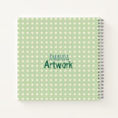 Personalisierte Aquarellbilder Girly Notizblock (Rückseite)