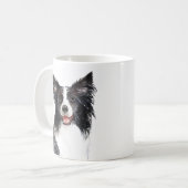 Personalisierte Aquarellbrasse Kaffeetasse (Vorderseite Links)