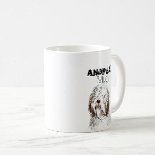 Personalisierte Aquarellfarben Kaffeetasse (VorderseiteRechts)