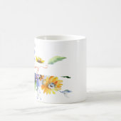 Personalisierte Aquarellfarben Kaffeetasse (Mittel)