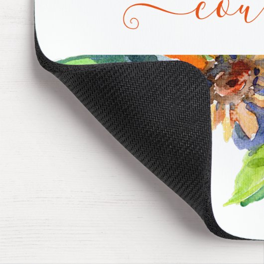 Personalisierte Aquarellfarben Mousepad (Ecke)