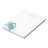 Personalisierte Aquarellfarben Notizblock (Rotiert)